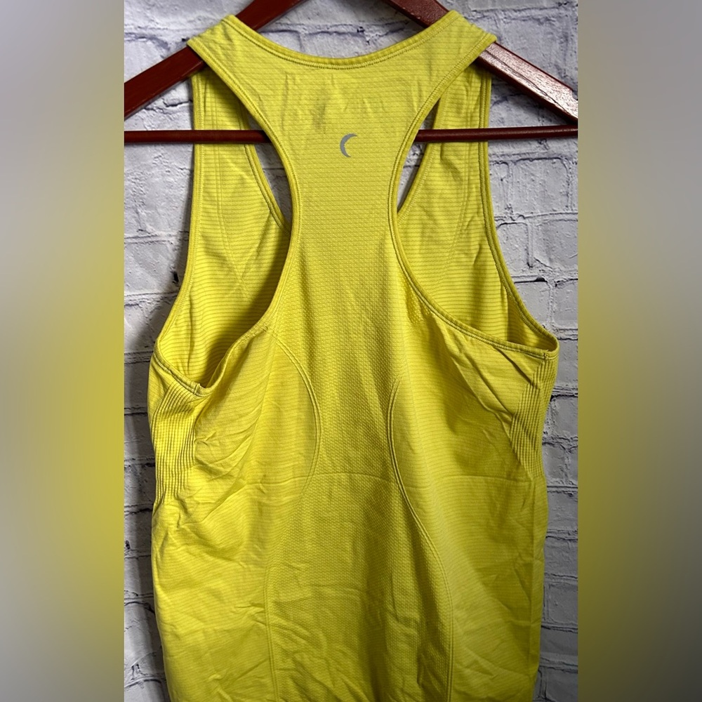 ZYIA Active womens size large yellow racer back tank